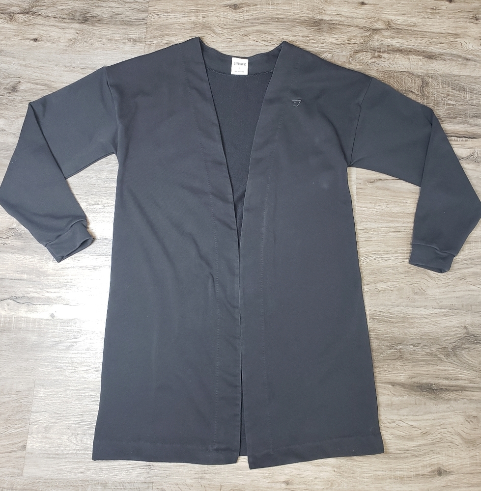 Gymshark Whitney Simmons Collab Oversized Black Cardigan Women's Small‎